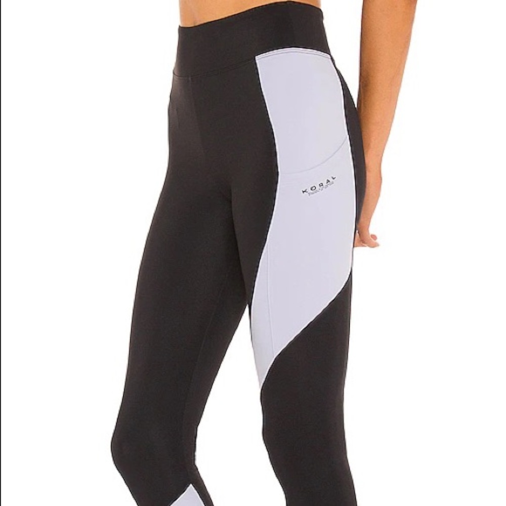 Pista Blackout High Rise Legging - Black/purple Heather